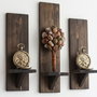 Hanah Home Raf321 Estantería Decorativa de Madera Maciza